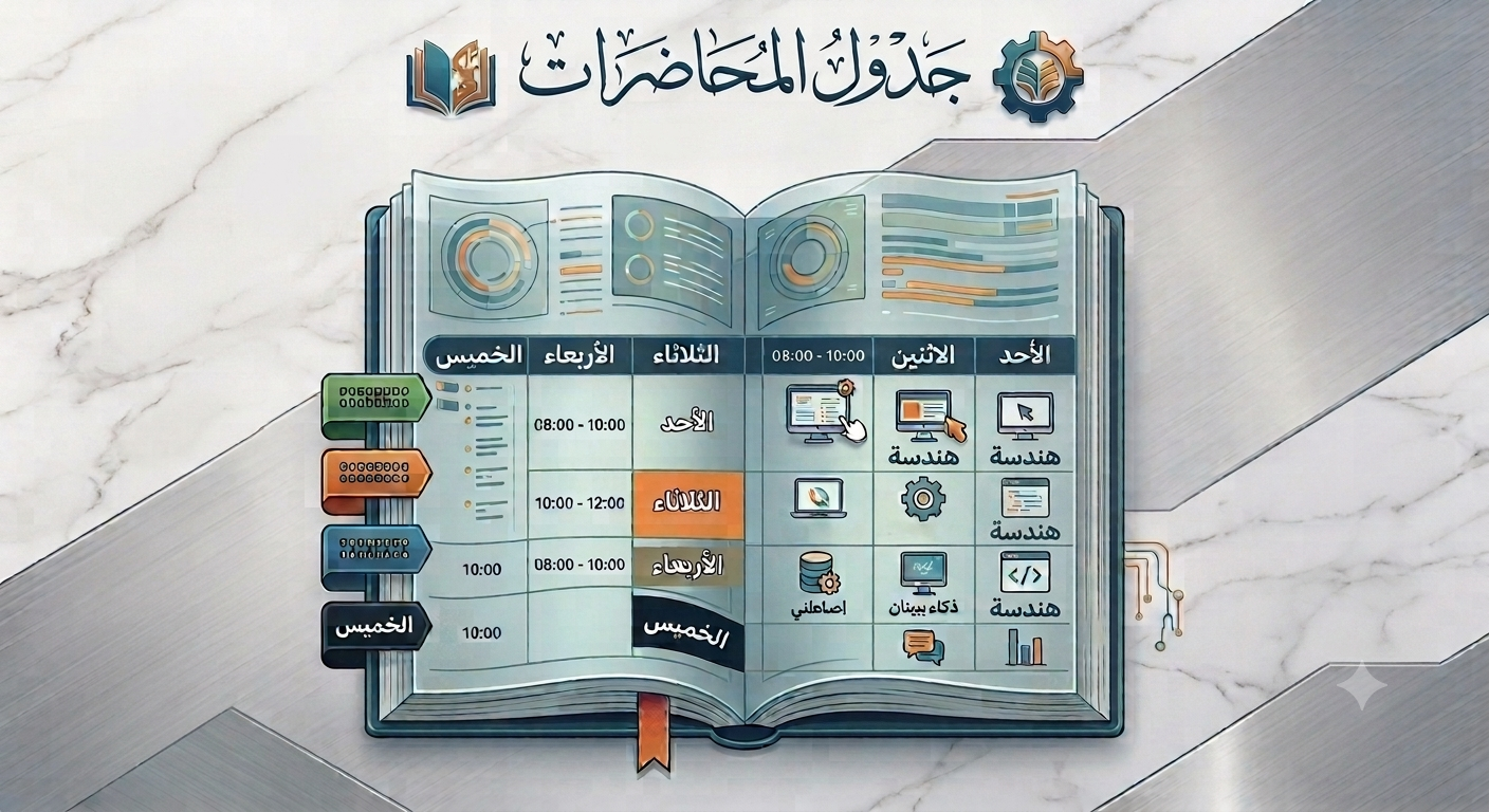 جداول محاضرات كلية التقنية